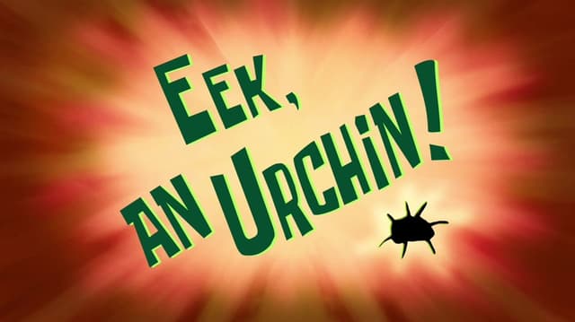 Aaahhh, un oursin !